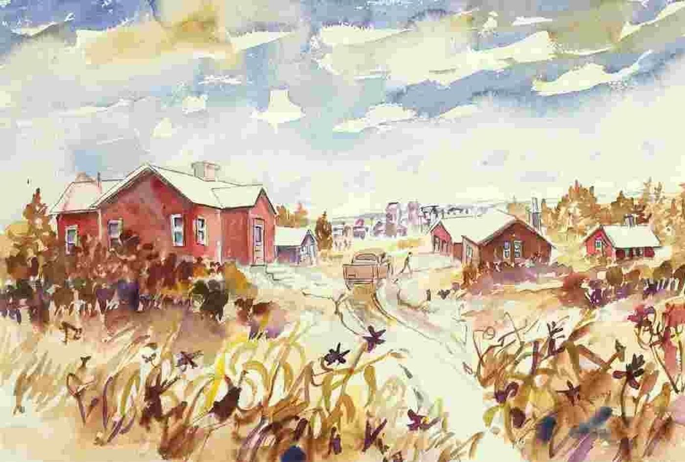 Janet Mitchell (1915-1998) - An Autumn Day