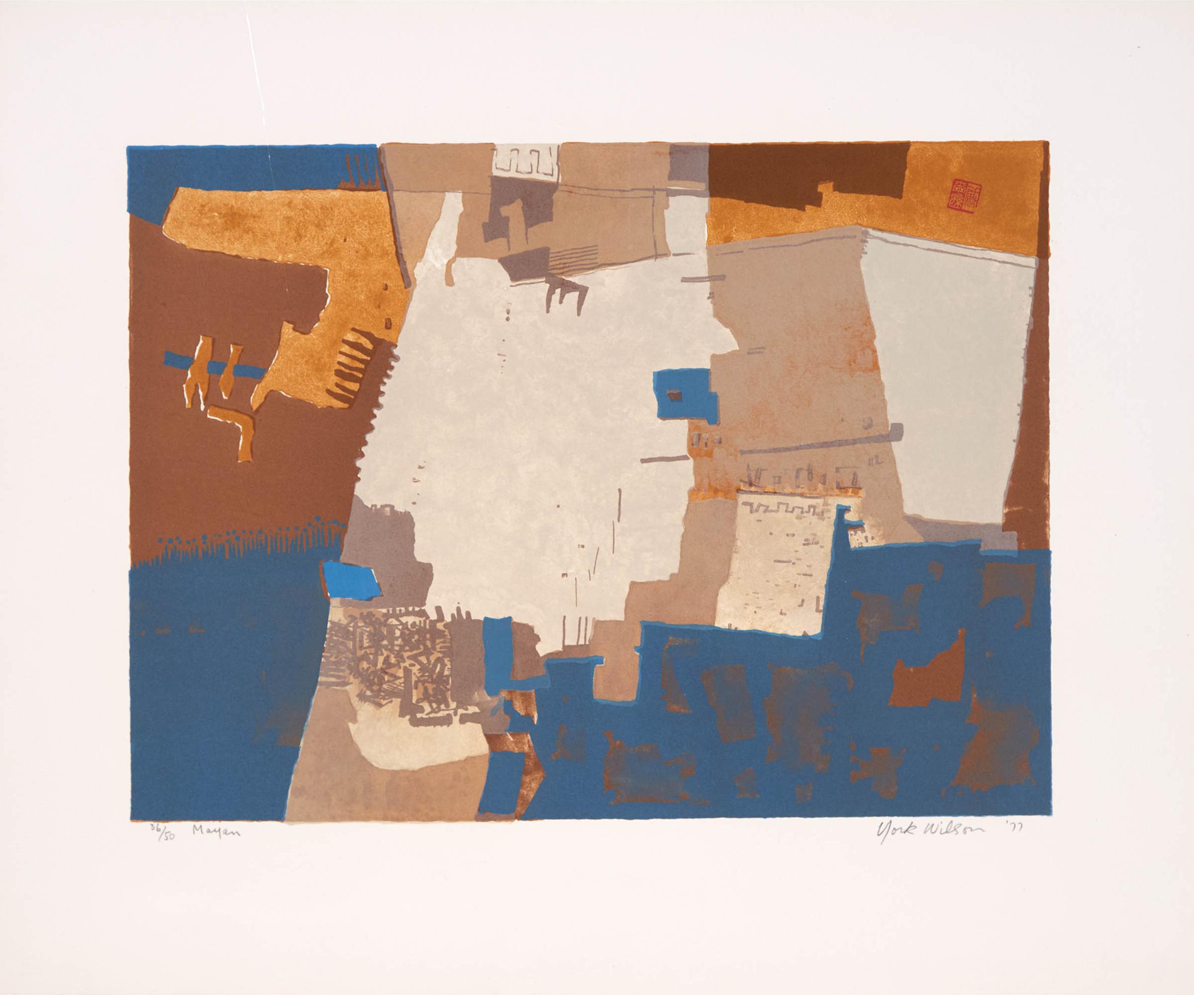 Ronald York Wilson (1907-1984) - MAYAN, 1977