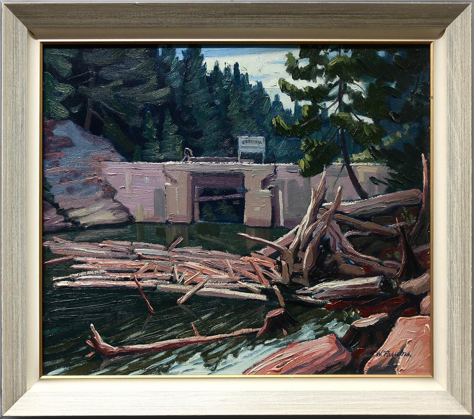 William (Bill) Parsons (1909-1982) - The Dam - Big Hawk Lake