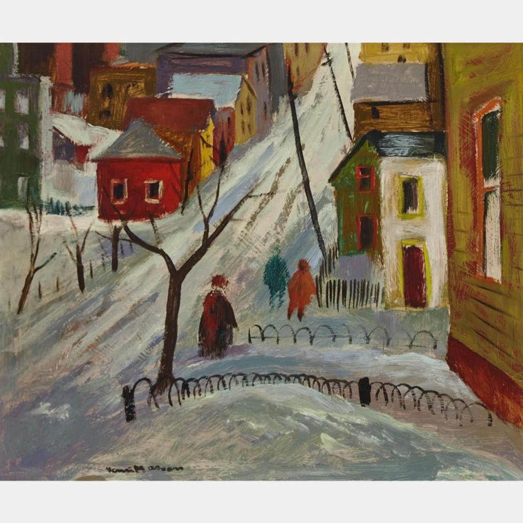 Henri Leopold Masson (1907-1996) - Untitled - Village In Winter