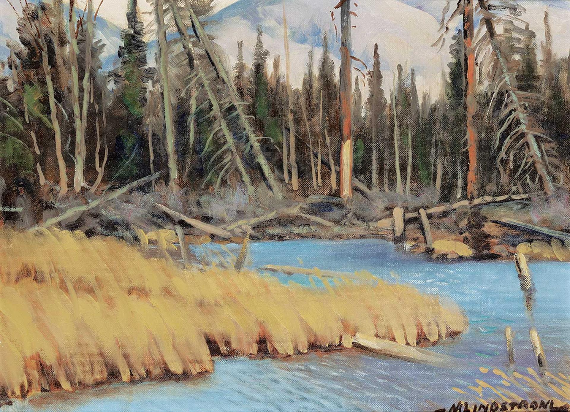 Matt Lindstrom (1890-1975) - Untitled - Deadwood River Bend