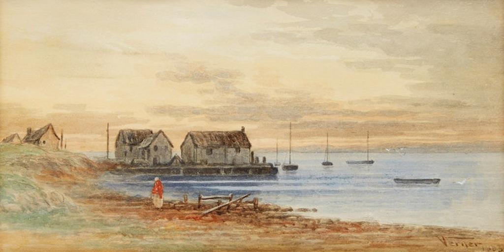 Frederick Arthur Verner (1836-1928) - Coastal Village