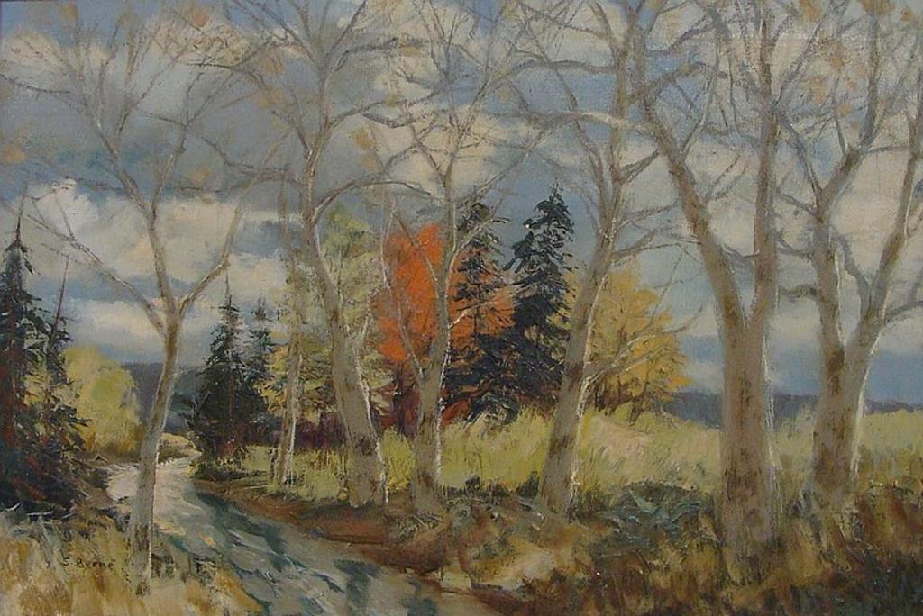 Sydney Martin Berne (1921-2013) - Untitled - Autumnal Landscape