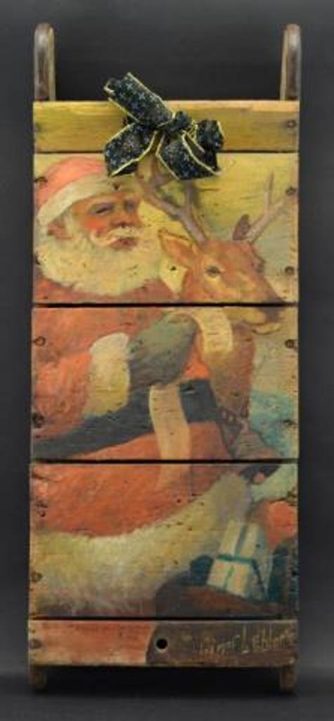 Ginet Lebland (1951) - Santa Claus & Reindeer