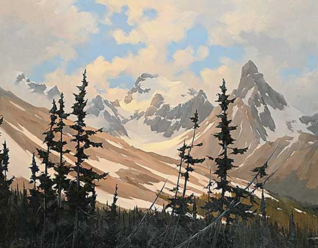 Karl E. Wood (1944-1990) - Mt. Athabasca - South Side [S. of Jasper]