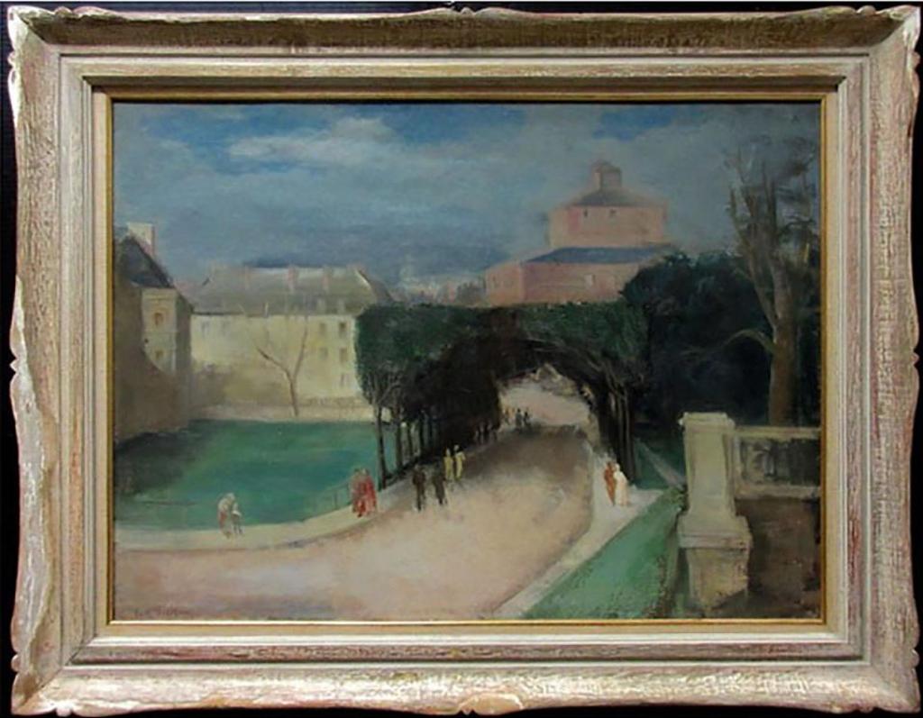 Eric E. Goldberg (1890-1969) - Entrance To A Park, Paris