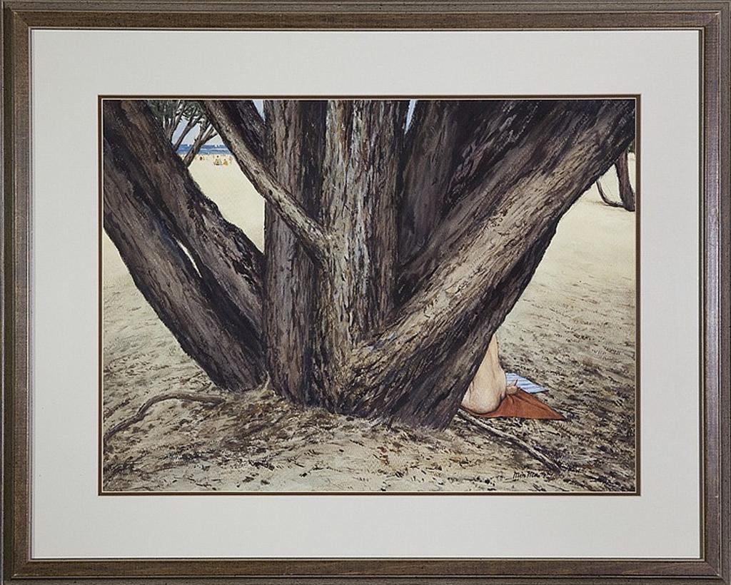 Min Ma (1955) - Untitled - Behind the Tree