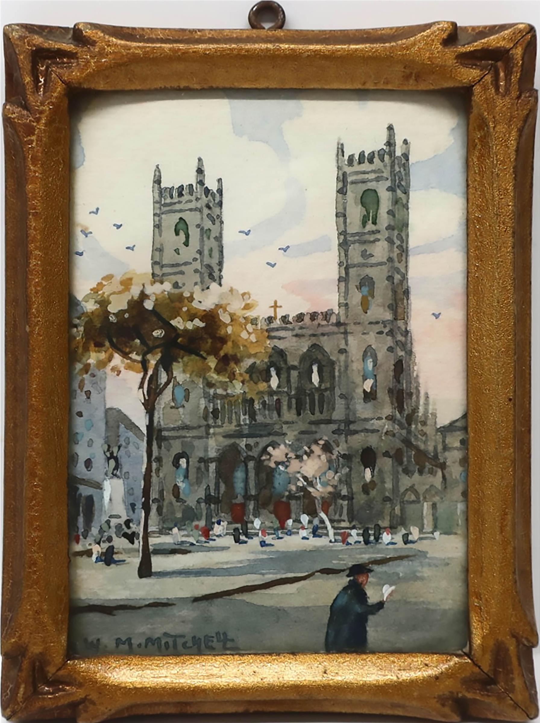 Willard Morse Mitchell (1879-1955) - Notre Dame Church Of Montreal, P.Q. Canada