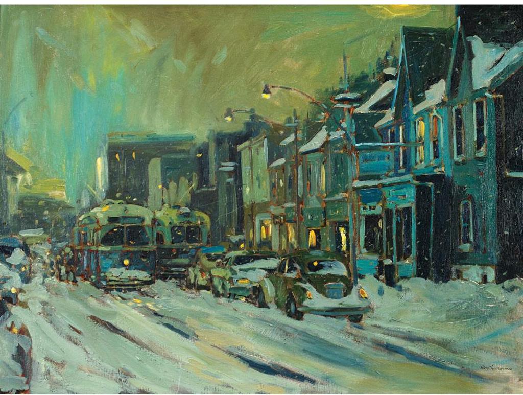 Arto Yuzbasiyan (1948) - Rush Hour Traffic In Toronto (West End), 1979