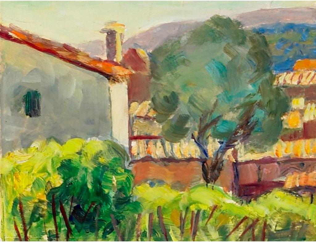 Marjorie (1907-2005) - Village, Alpes Maritimes, 1947