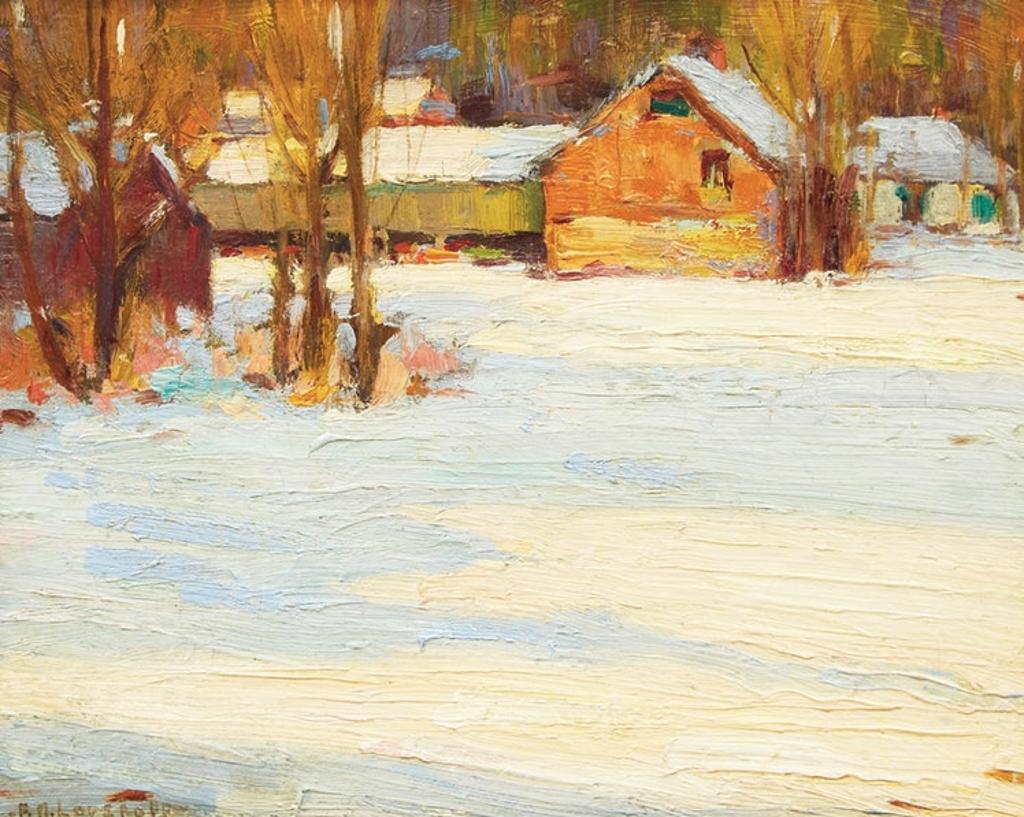 Frederick Nicholas Loveroff (1894-1960) - Farm Scene in Winter