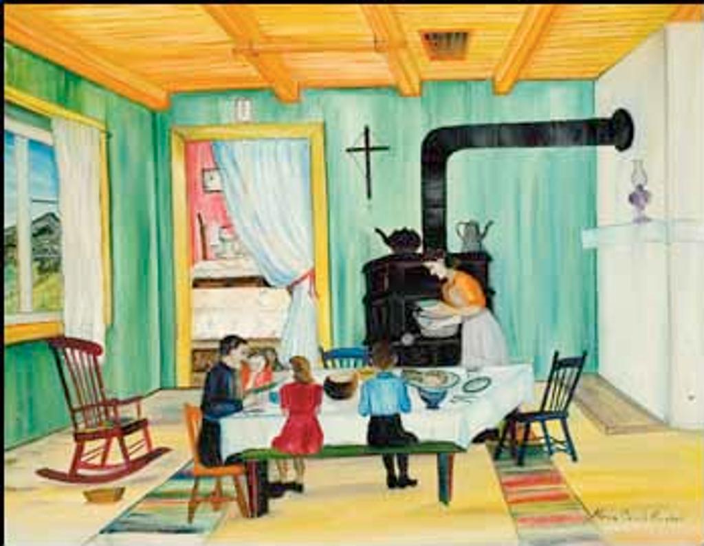 Marie Cecile Bouchard (1920-1973) - Interior, Charlevoix, Quebec