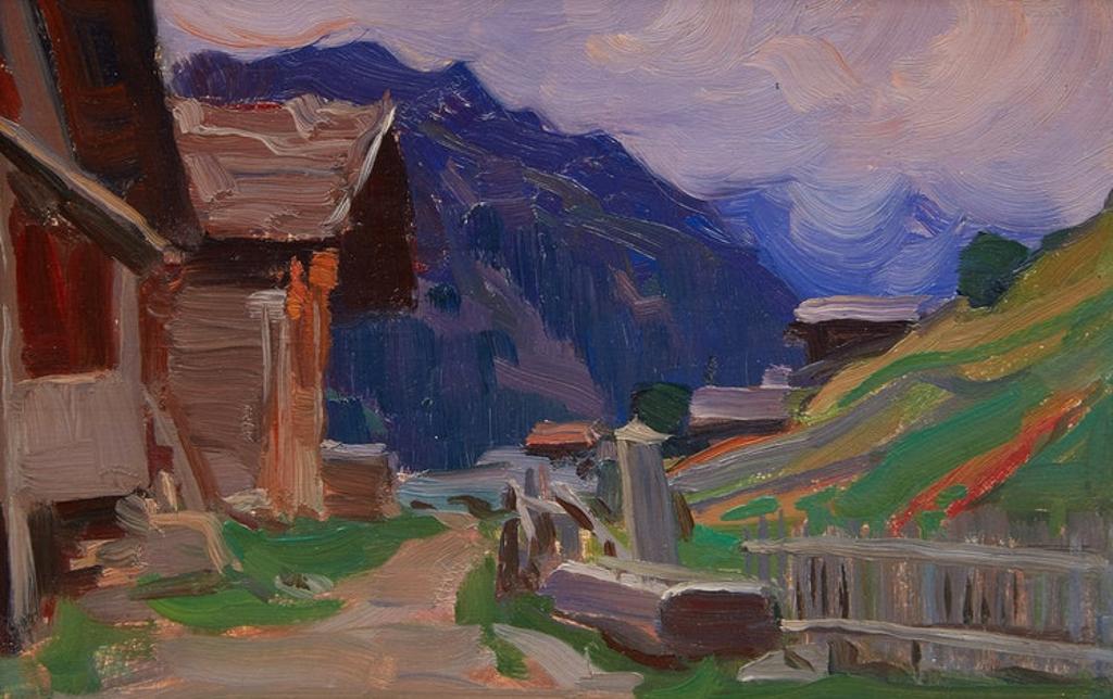 Clarence Alphonse Gagnon (1881-1942) - Dans les Alpes