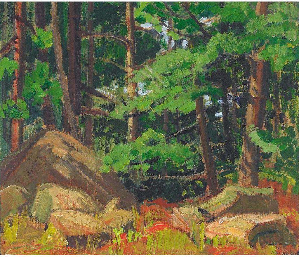 Doris Jean McCarthy (1910-2010) - Trees At Georgian Bay, 1938
