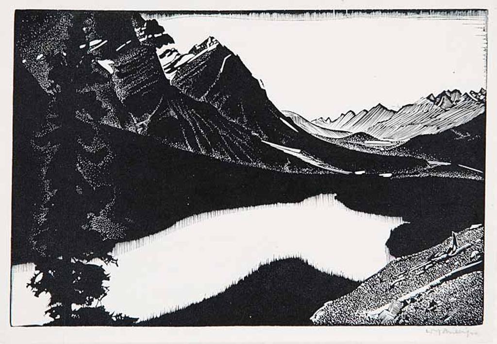 Walter Joseph (W.J.) Phillips (1884-1963) - Mistaya Valley [Peyto Lake]