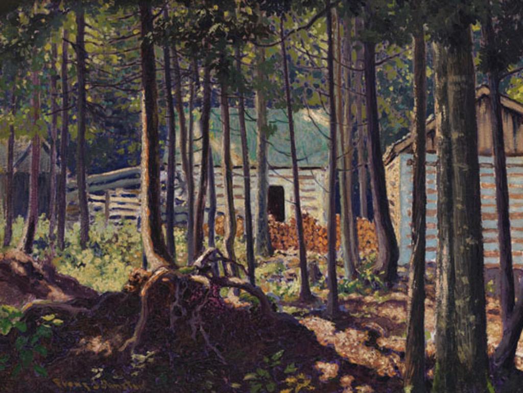 Frank (Franz) Hans Johnston (1888-1949) - La maison dans bois