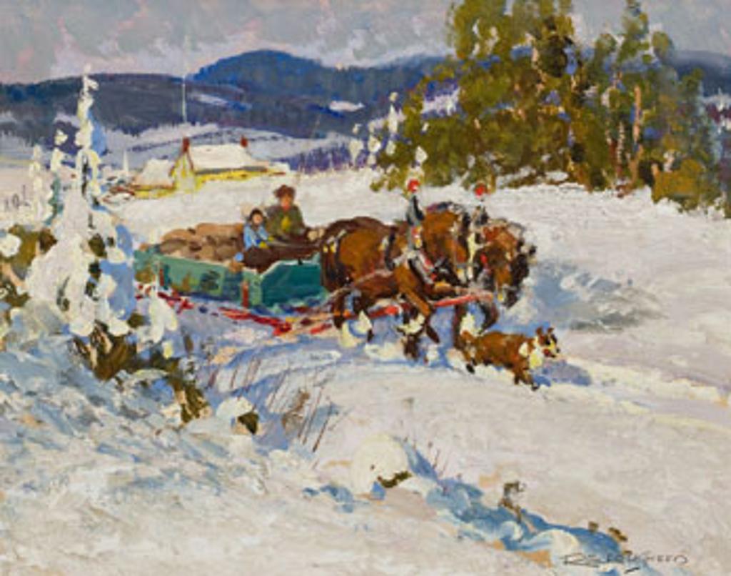 Robert Elmer Lougheed (1901-1982) - March Day Near Lachute