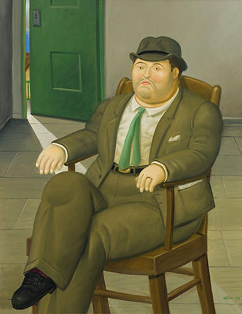 Fernando Botero (1932) - Seated Man