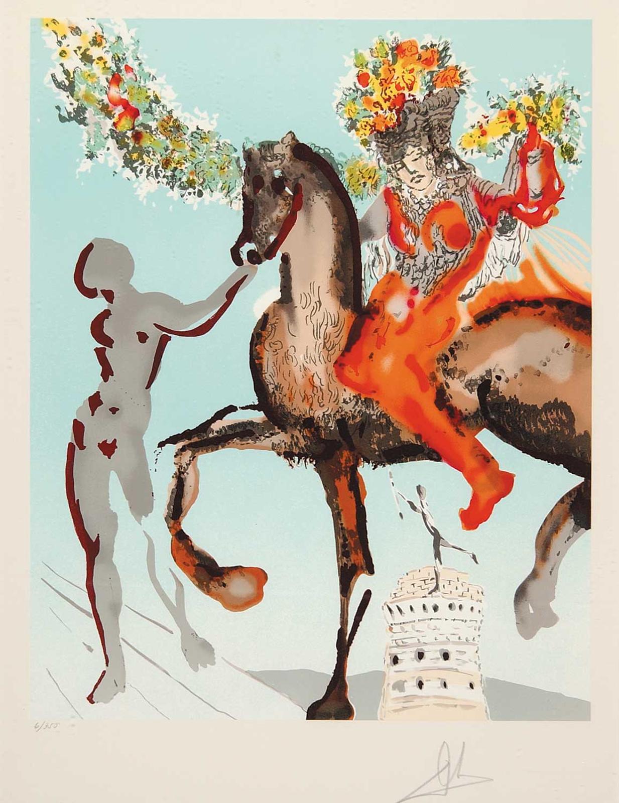 Salvador Dalí (1904-1989) - Woman Leading Horse  #6/350