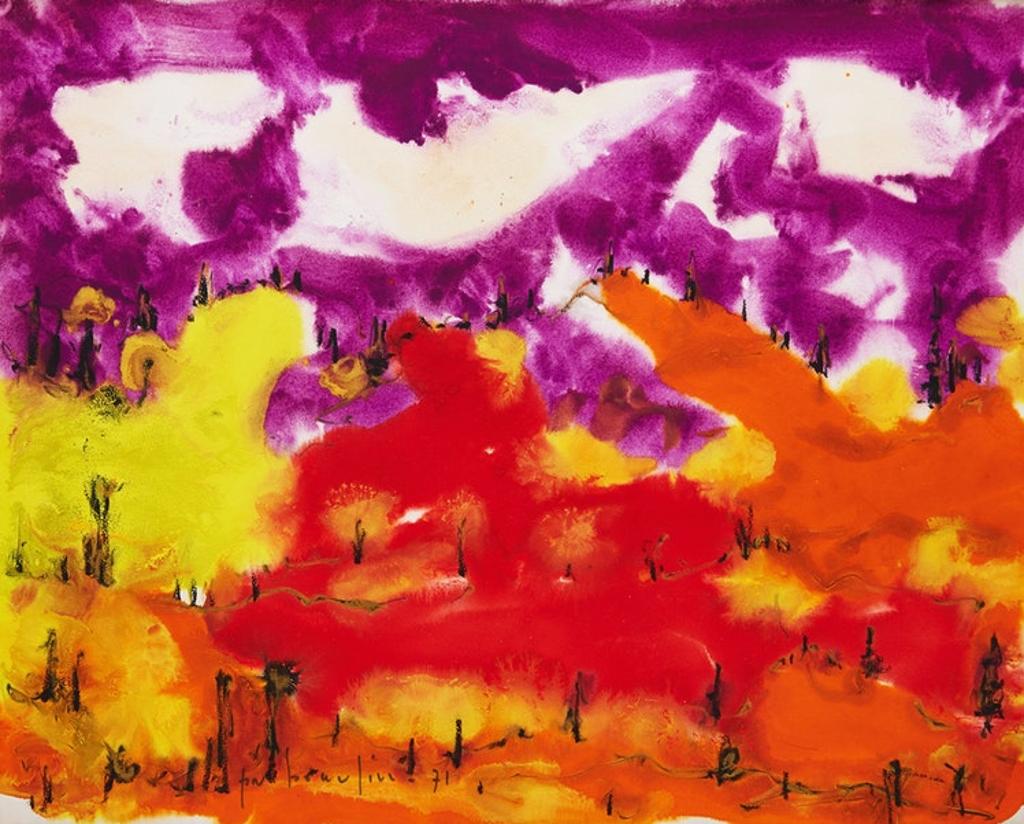 Paul Vanier Beaulieu (1910-1996) - Untitled (Landscape)
