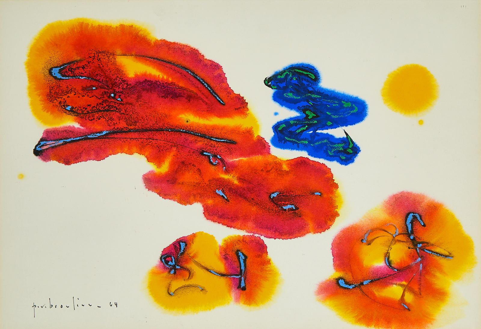 Paul Vanier Beaulieu (1910-1996) - Abstract Composition, 1964