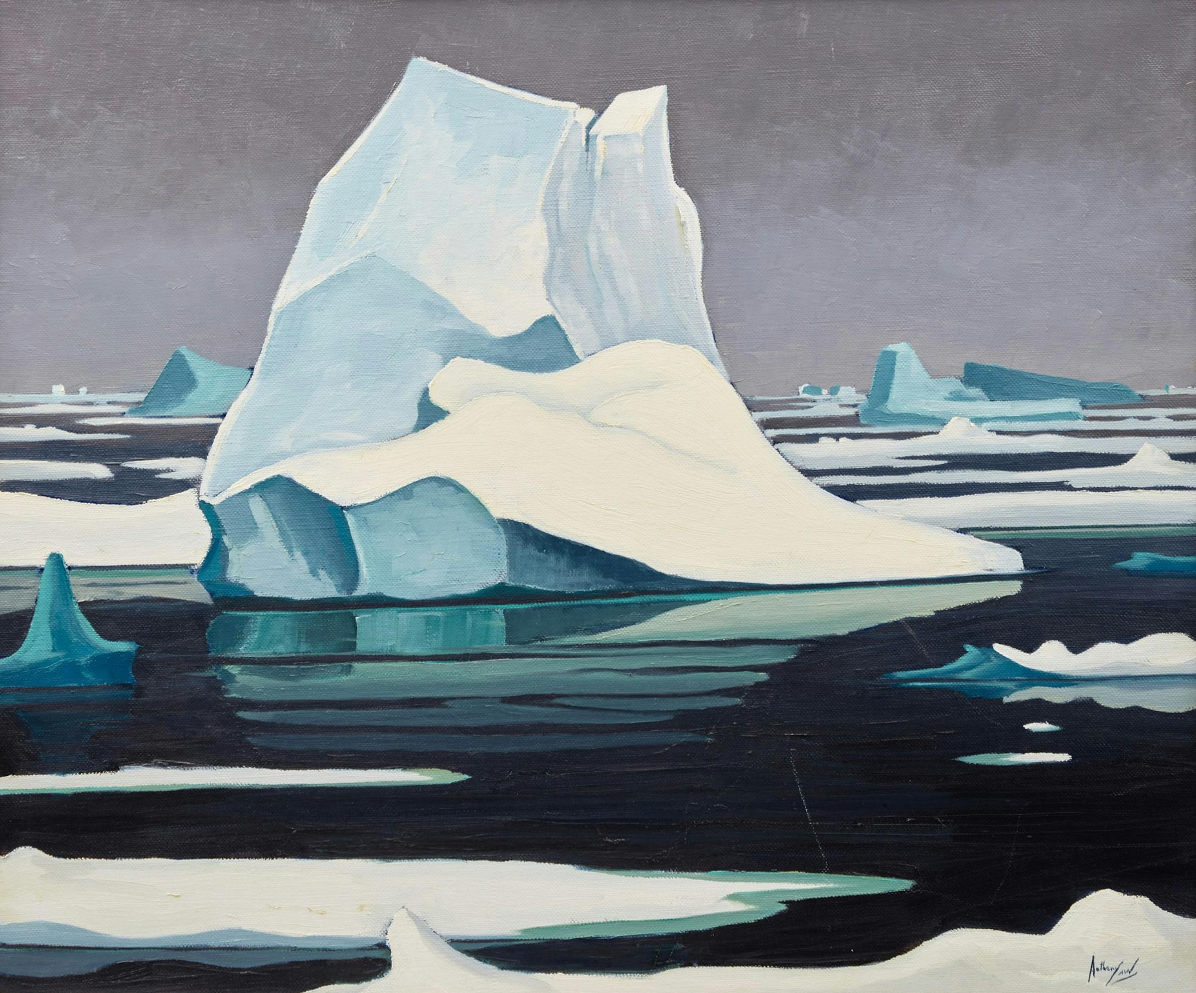 Charles Anthony Francis Law (1916-1996) - Iceberg Reflection, Northern Baffin Bay