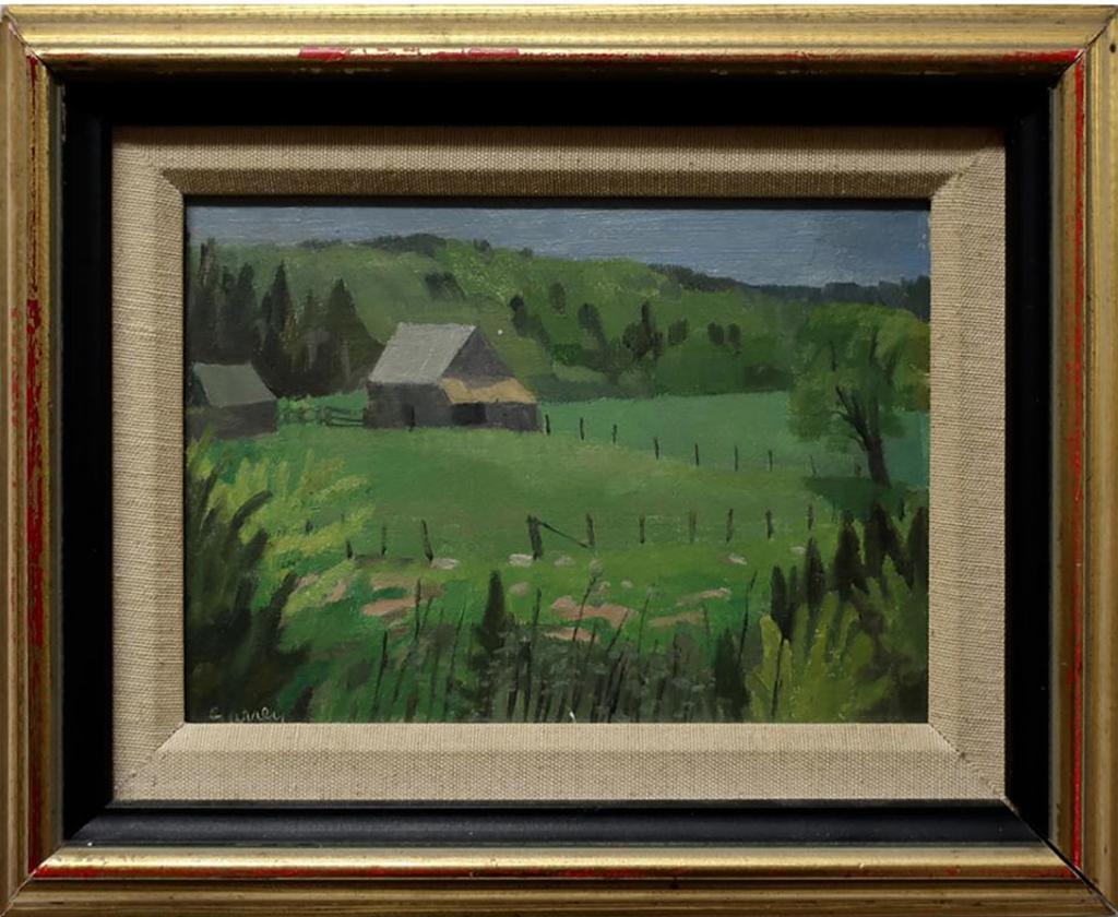 Philip Henry Howard Surrey (1910-1990) - Untitled (Farmscape At Dusk)