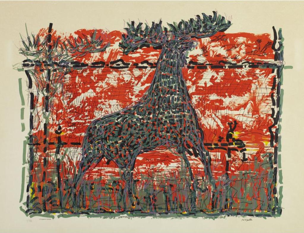 Jean-Paul Riopelle (1923-2002) - Orignal Rouge, 1981