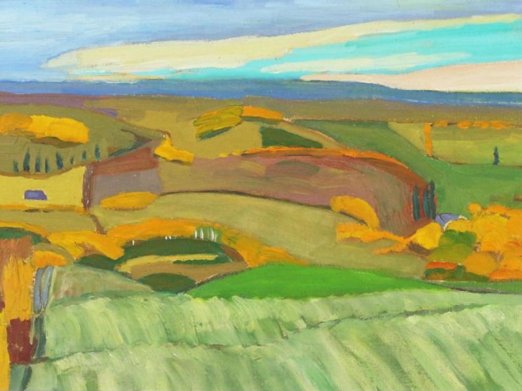 Mary Spice Kerr (1905-1982) - Foothills With Oats