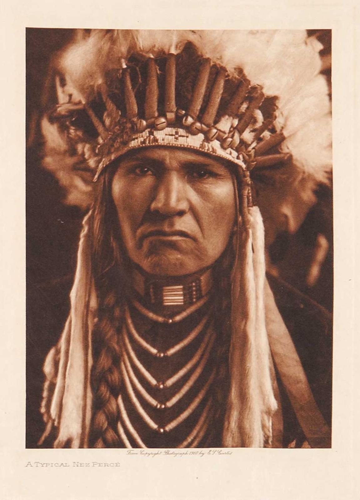 Edward Sherrif Curtis (1868-1952) - A Typical Nez Perce