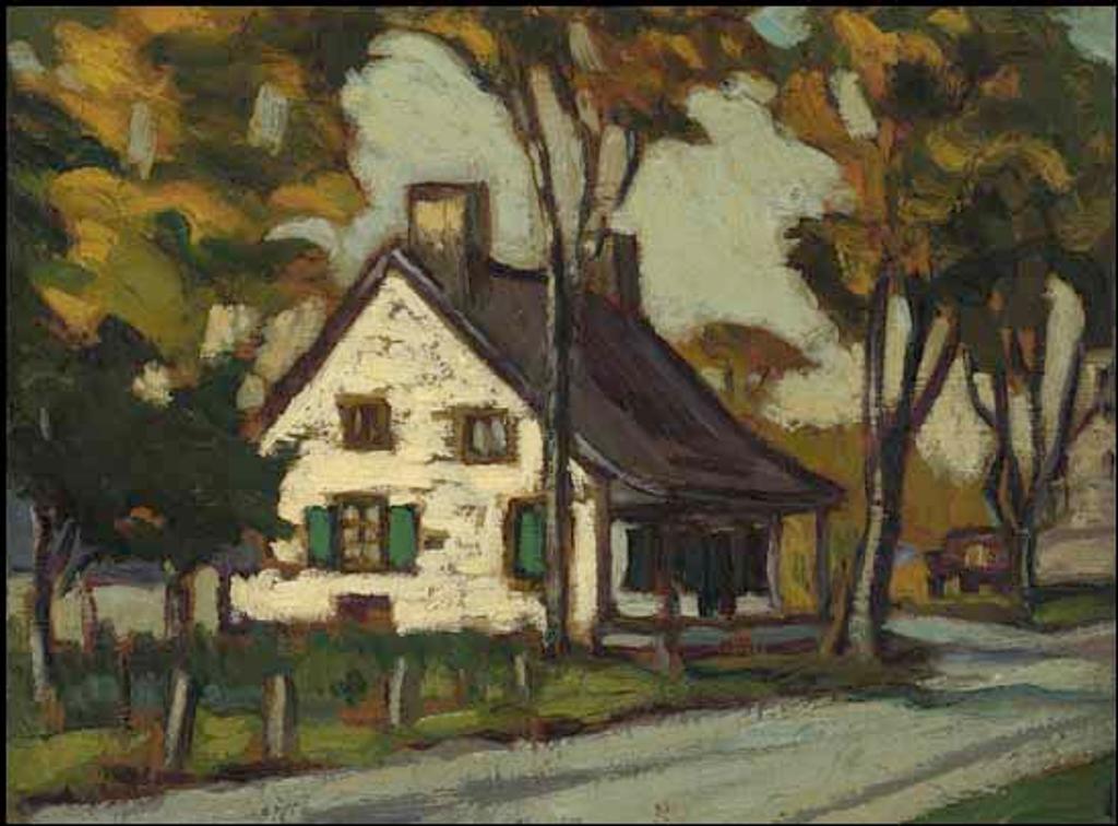 Kathleen Moir Morris (1893-1986) - Farmhouse in the Country