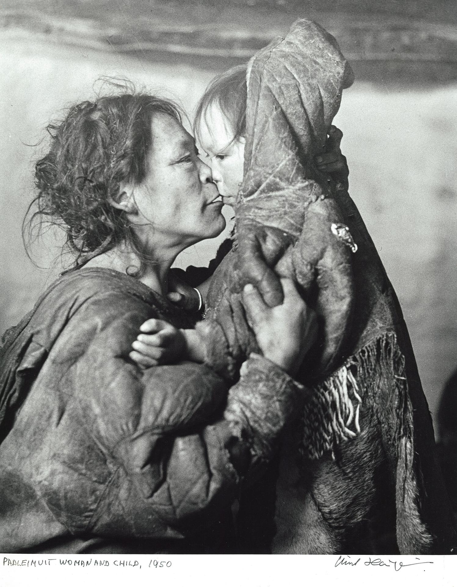 Richard Harrington (1911-2005) - Padlei Inuit Woman And Child (Keenaq And Keepseeyuk), 1950 (Printed 1984)