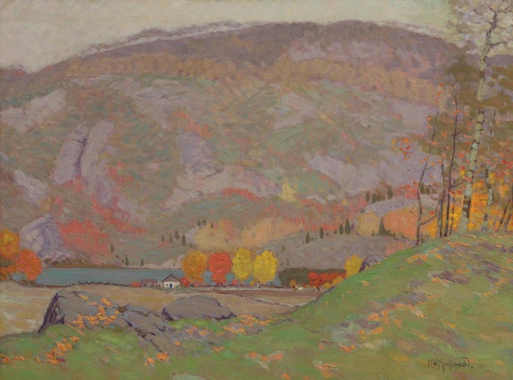 James Edward Hervey (J.E.H.) MacDonald (1873-1932) - Laurentian Hillside, October 1914