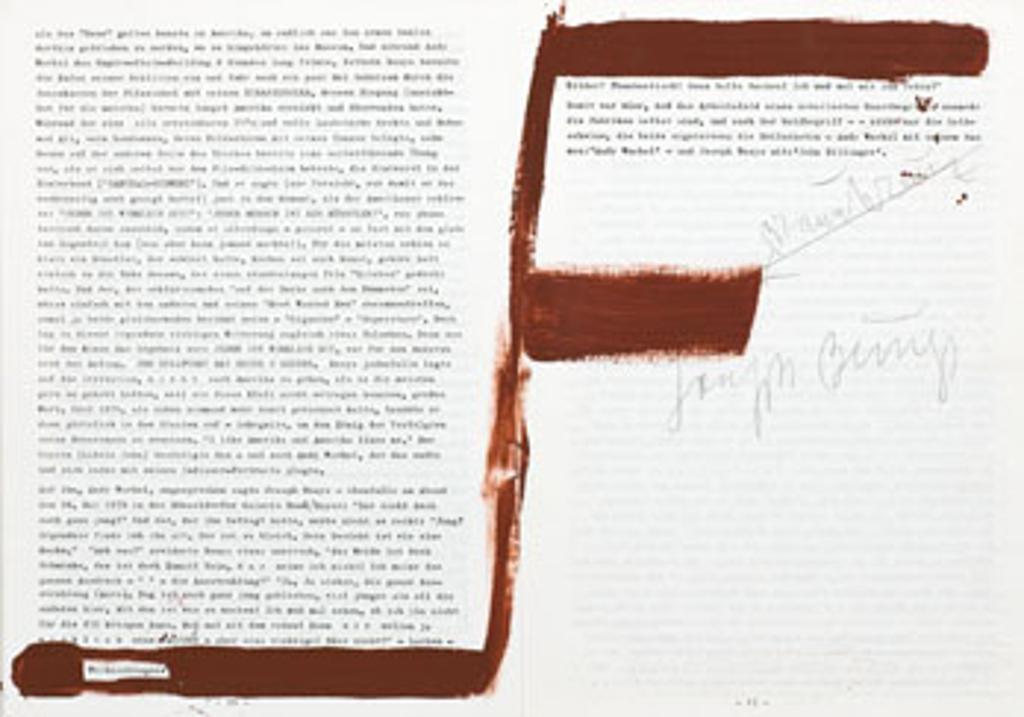 Joseph Beuys (1921-1986) - Das Warhol-Beuys-Ereignis