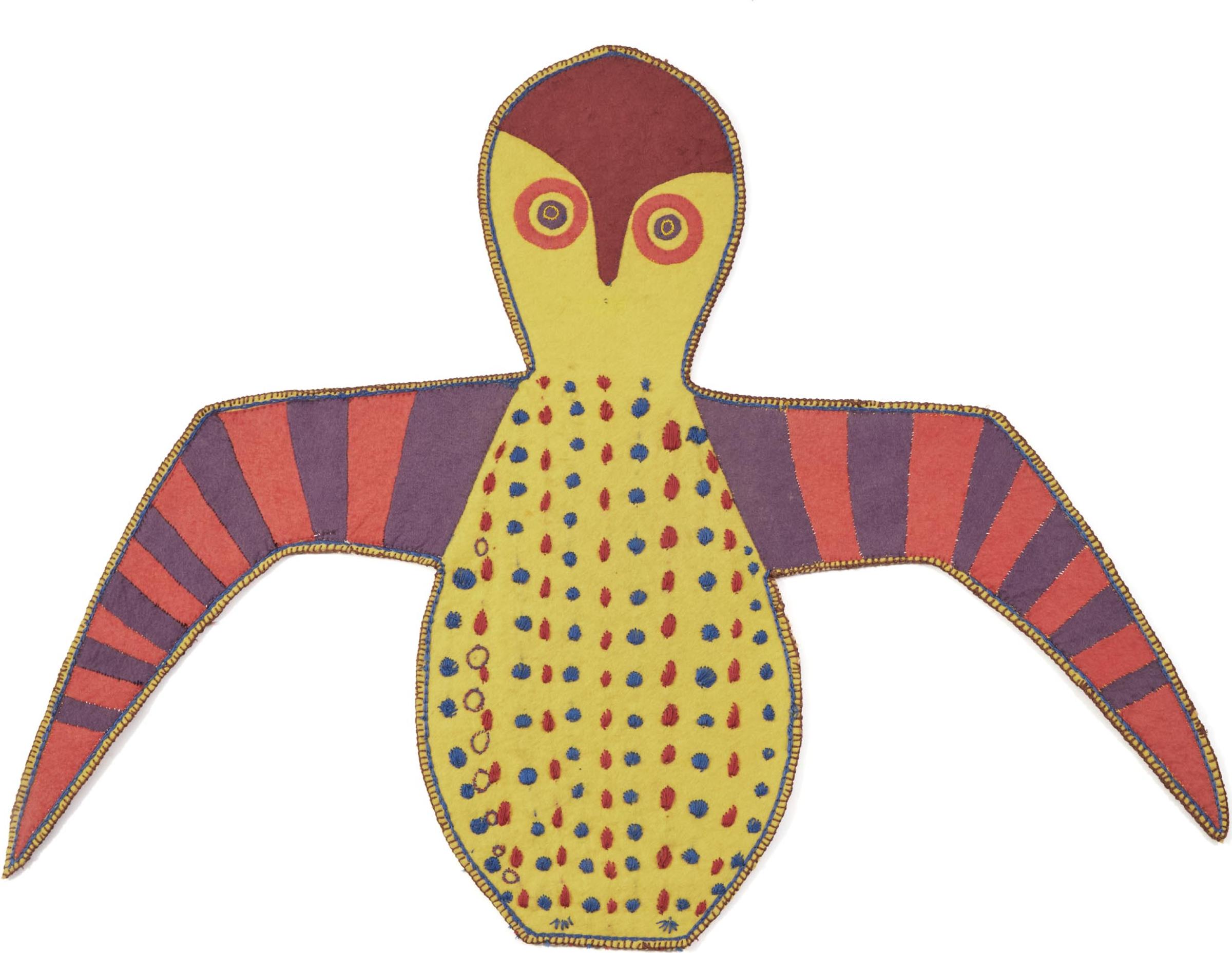 Jessie Oonark (1906-1985) - UNTITLED (OWL), CA. 1970-1975
