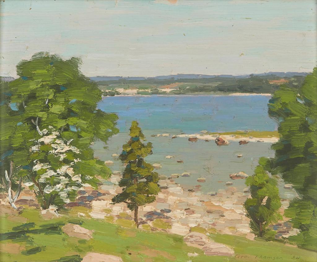 George Albert Thomson (1868-1965) - Spring Landscape