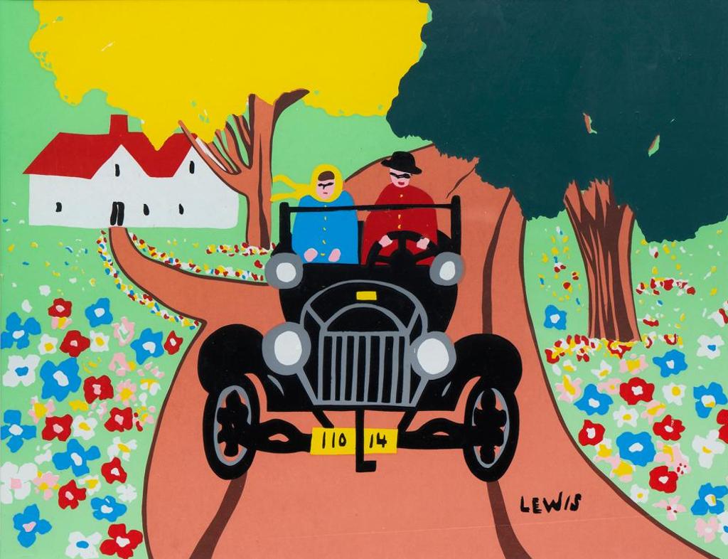 Maud Kathleen Lewis (1903-1970) - Untitled - Out For a Drive