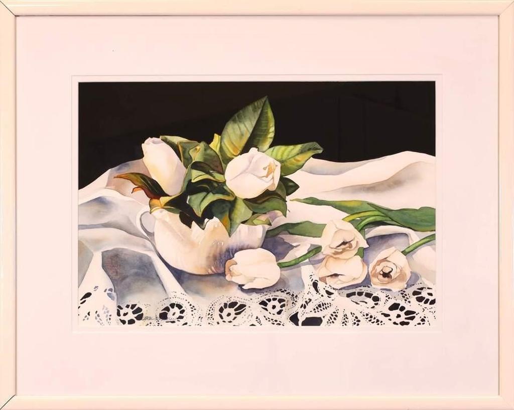 Carol Robinson - White Tulips in a Bowl
