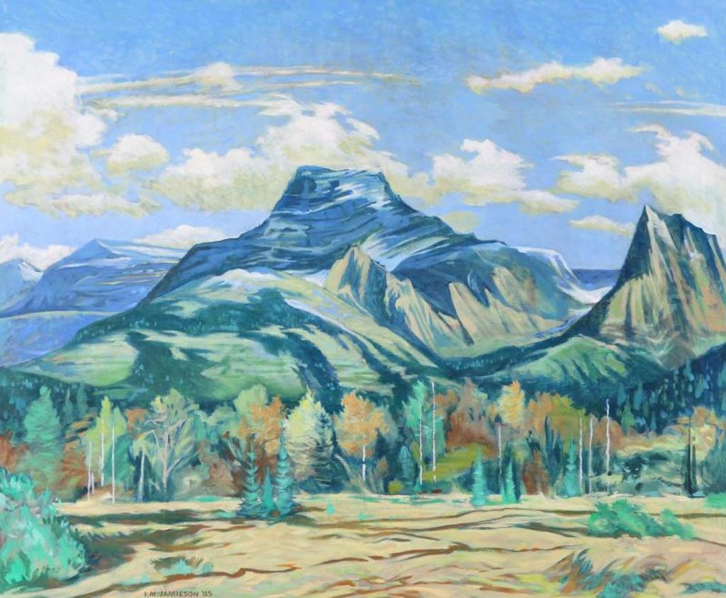 Ian Muir Jamieson - Mountain Landscape; 1985