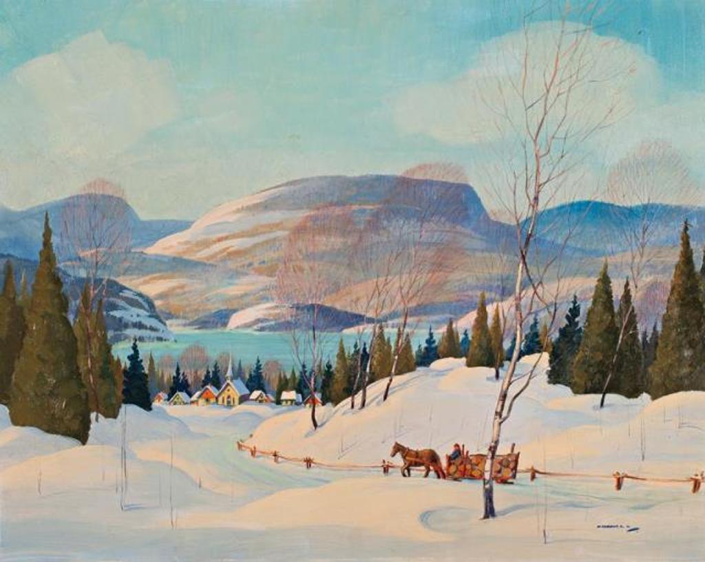 Graham Norble Norwell (1901-1967) - The Cordwood Sleigh