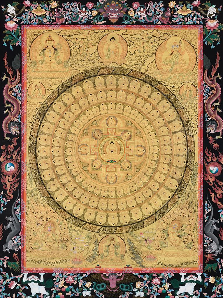 Romio Shrestha - Mandala of Buddha Akshobya