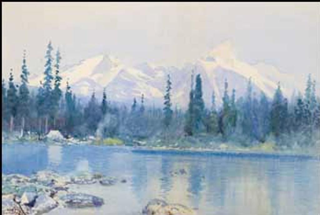 Frederic Martlett Bell-Smith (1846-1923) - Rocky Mountain Camp, Lake O'Hara