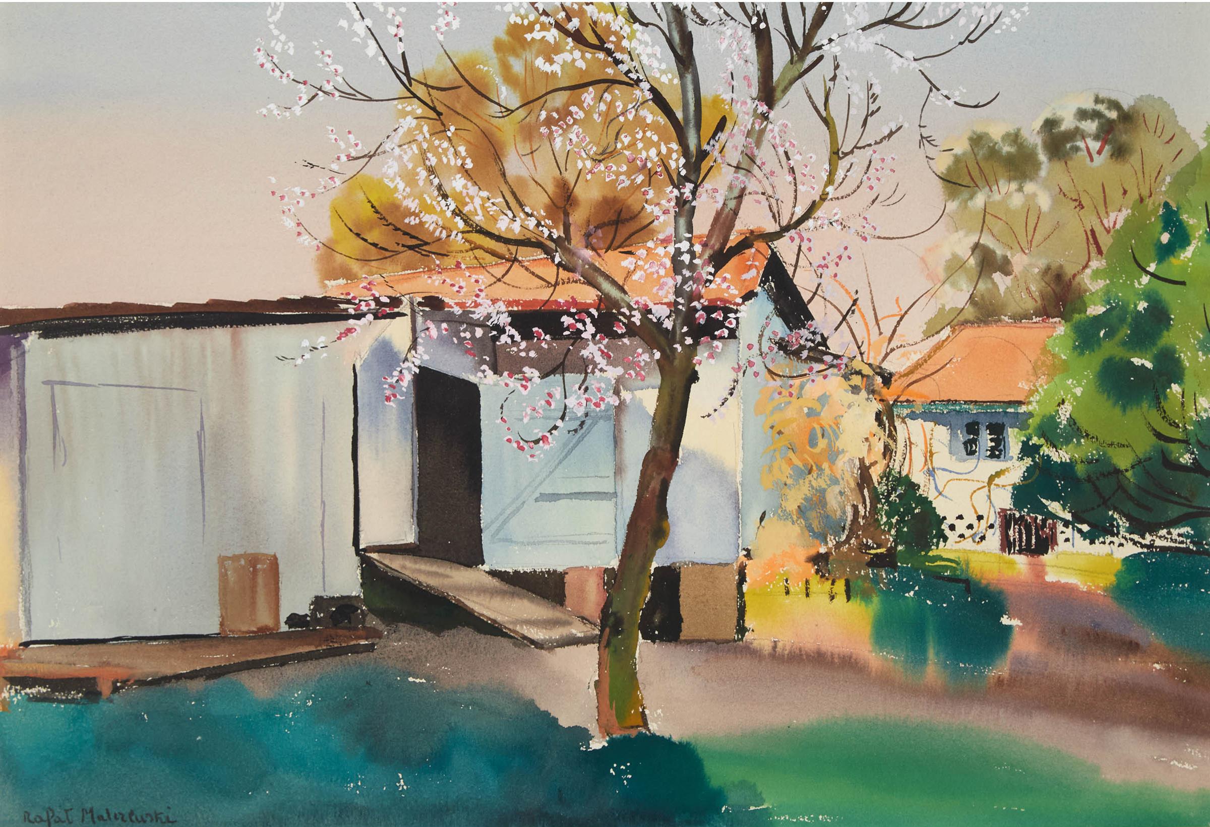Rafal Malczewski (1892-1965) - Untitled (Cherry Blossoms)