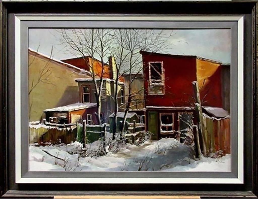 Arto Yuzbasiyan (1948) - Backyards, Queen Street East