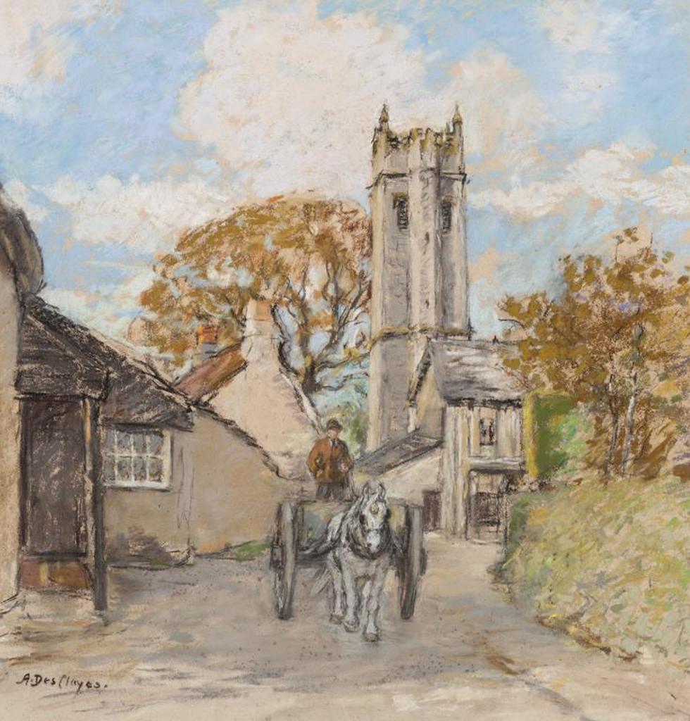 Alice Des Clayes (1891-1971) - Bickington Church, Devon
