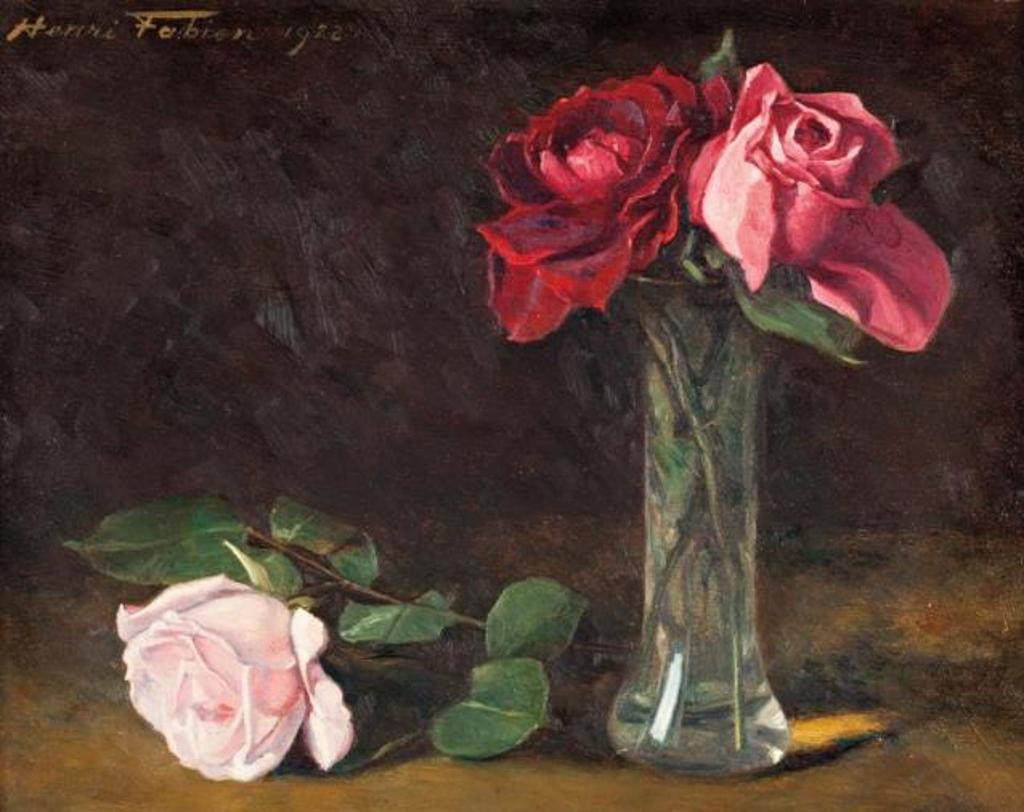 Henri Zotique Fabien (1878-1935) - Still Life with Roses