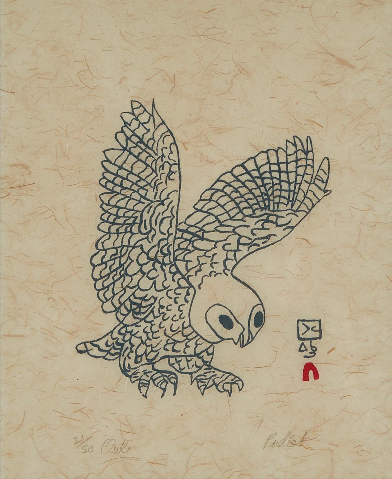 Pudlo Pudlat (1916-1992) - Owl