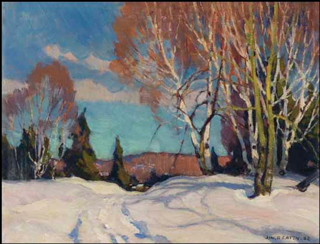 John William (J.W.) Beatty (1869-1941) - Winter Landscape
