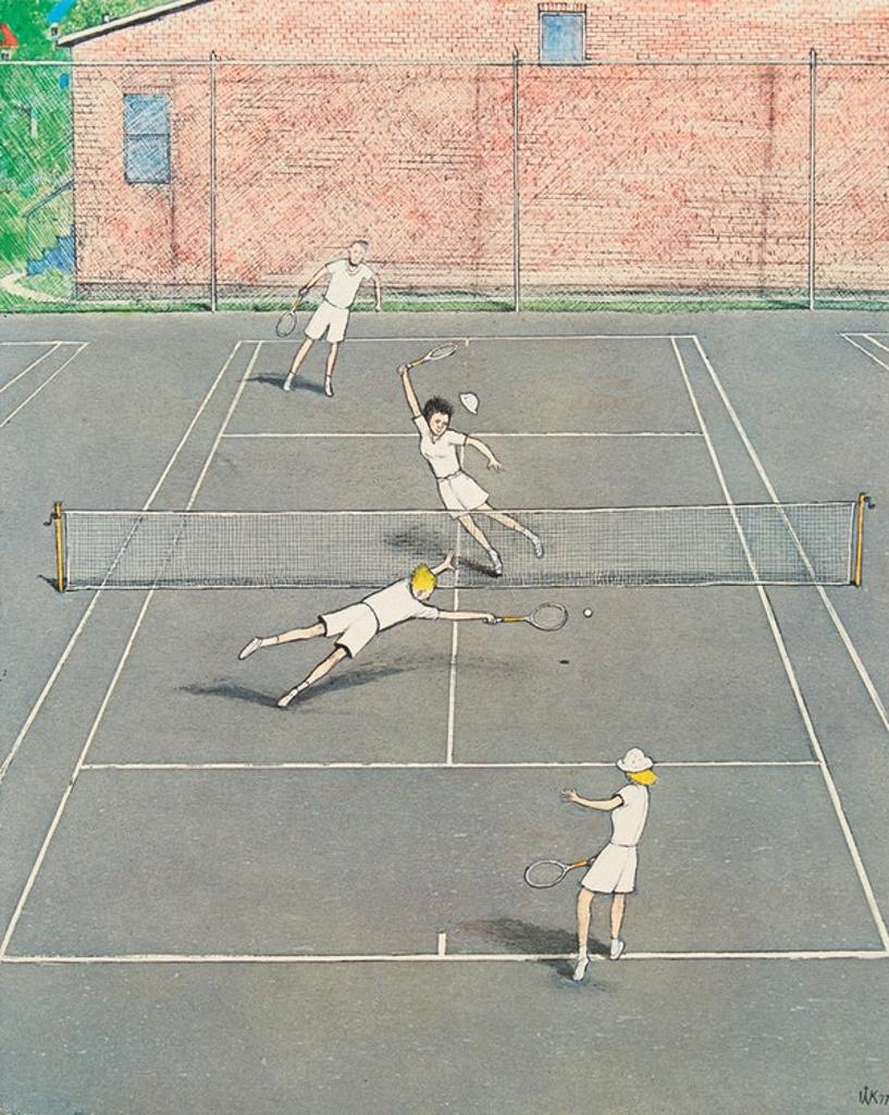 William Kurelek (1927-1977) - Tennis