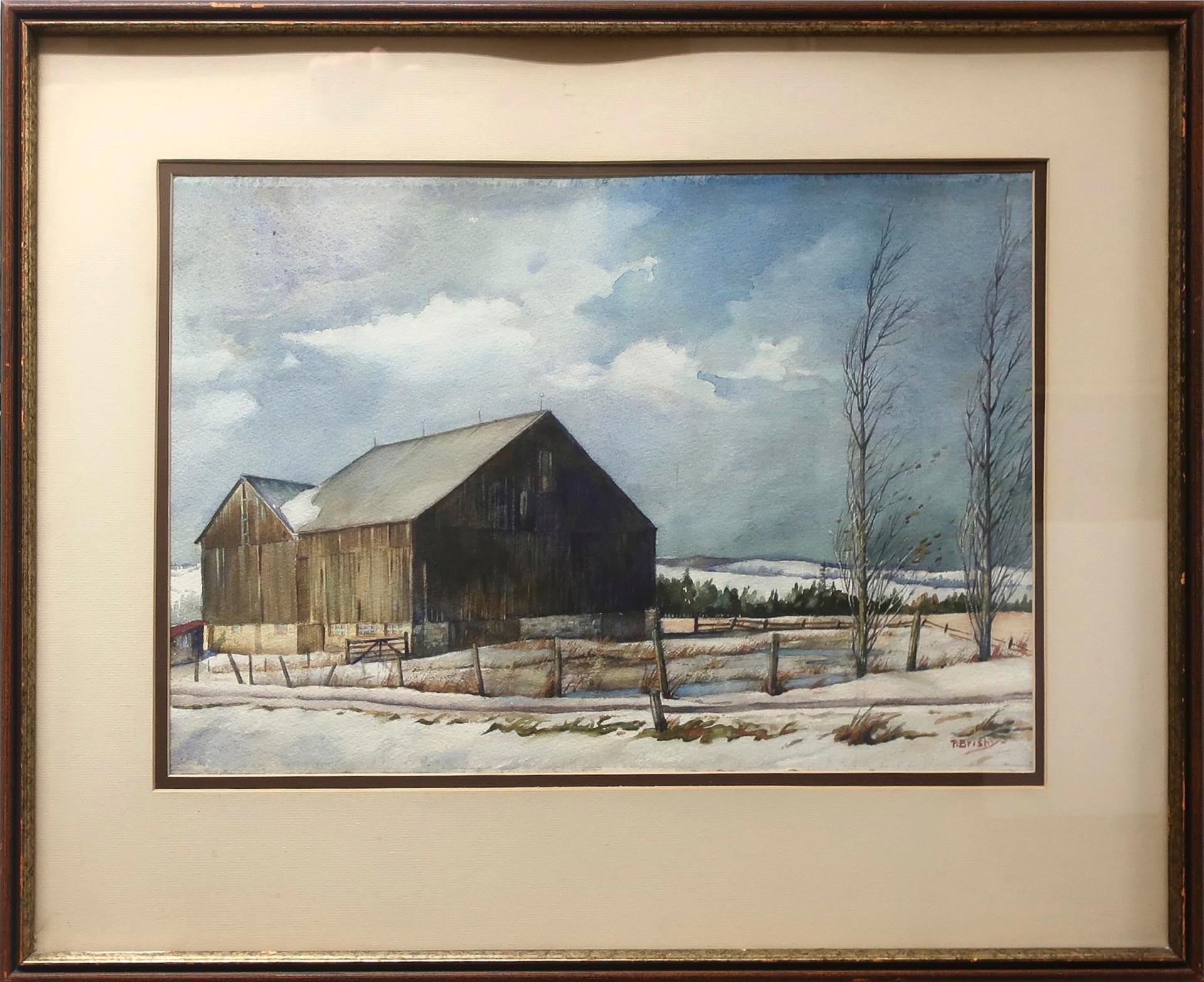 Peggy Brisby (1898-1985) - An Ontario Barn